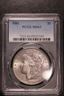 1882 MORGAN SILVER DOLLAR | PCGS MS 63| FRESH FROM BOSTON | LOT J-6