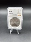 1998 S$1 American Silver Eagle .999 1oz Silver NGC MS69