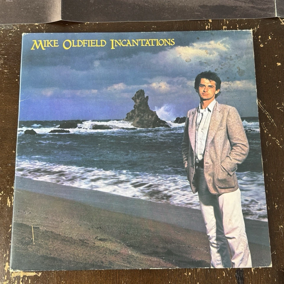 Mike Oldfield Incantations 1978 VG+ Vinyl w Original Full Size Poster Double LP - Image 2 of 4