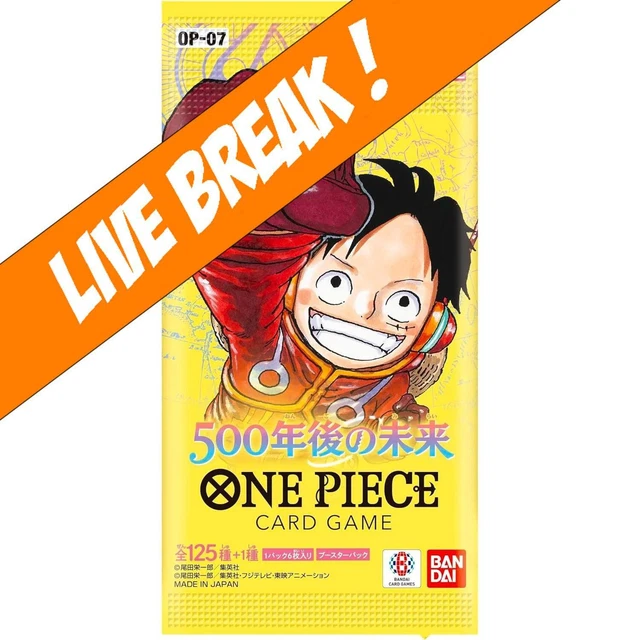 [ Live Break ] One Piece Card Game - 500 Years In The Future Booster Pack (Japan