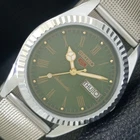 JAPAN VINTAGE REFURBISHED SEIKO 5 AUTOMATIC MENS ROMAN FIGURE WATCH a442091-a