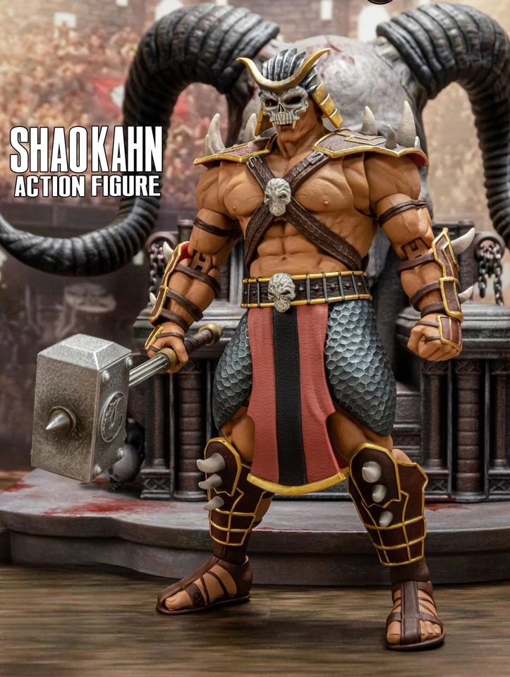 Boneco de ação HIPLAY Storm Collectibles Shao Kahn versão luxo escala 1/12 - Imagem 3 de 4
