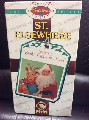 St. Elsewhere  Featuring Santa Claus is Dead (VHS 1992) Sealed(has hole)Xmas