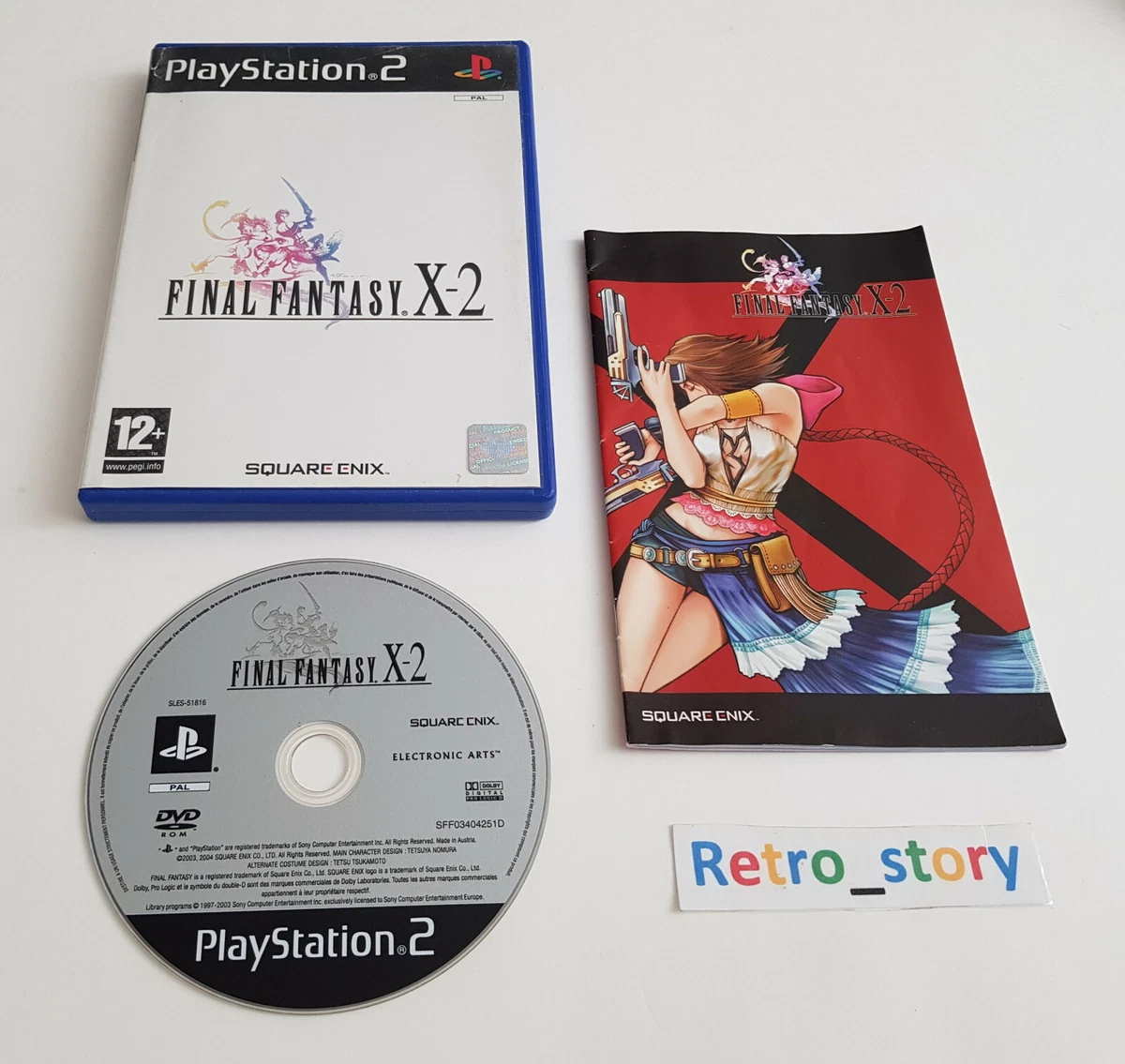Jeu PS2 Final Fantasy X-2 complet avec livret TBE