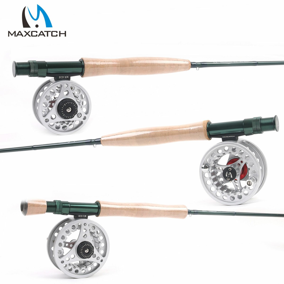 Maxcatch Fly Fishing Rod And Reel Combo #3/4/5/6/7/8 WT Fly Rod + ECO Fly Reel Maxcatch Fly Fishing Rod And Reel Combo #3/4/5/6/7/8 WT Fly Rod + ECO Fly Reel