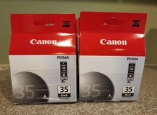 Lot of 3x Genuine Canon Pixma 35 PGI-35 Black 3518I07 Ink Sealed in Box NEW
