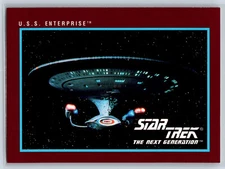 1991 Impel Star Trek 25th Anniversary USS Enterprise #90