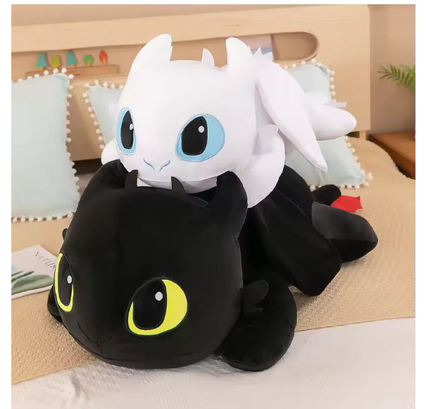 How To Train Your Dragon Toothless Night Fury Soft Plush Doll Toy Kids Gift  30cm