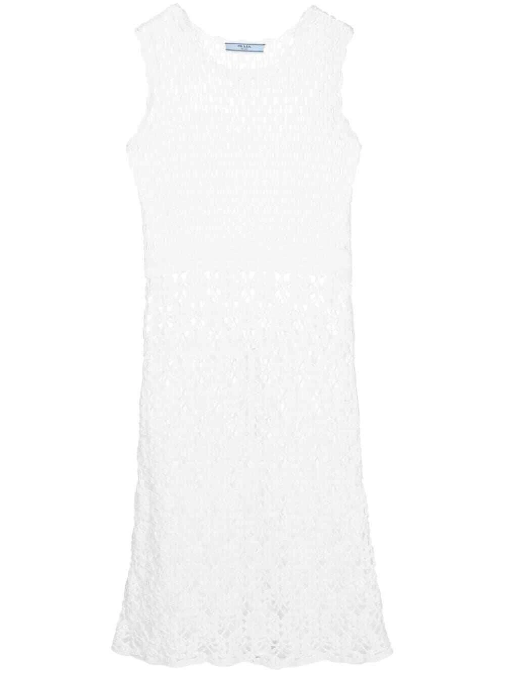 PRADA Abito smanicato all'uncinetto