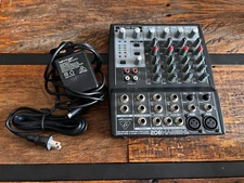 Behringer Xenyx 802 Mixing Console, 8 Channel - Black