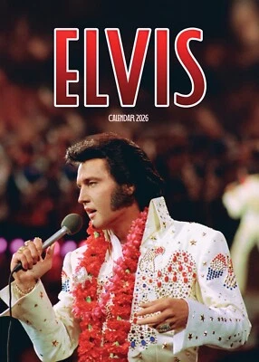 Elvis 2026 A3 Calendar – The King of Rock ’n’ Roll All Year Long
