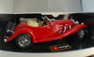burago mercedes benz 500k roadster 1936