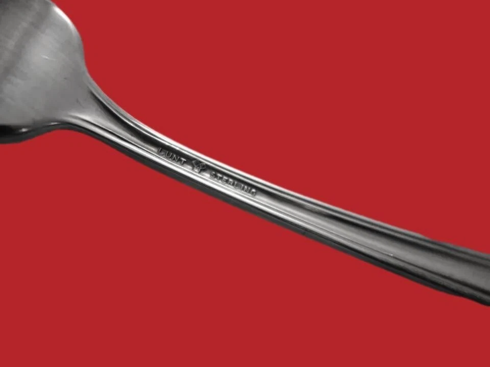 Juego de cucharas de té heladas de plata esterlina English Shell by Lunt 12 piezas 7 1/2" Foto 3 de 3