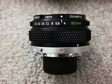 ✨ NEW 'spares' Olympus OM 80mm f4 MACRO Lens =housing only =non functioning iris