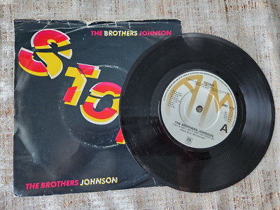 The Brothers Johnson UK 2 STOMP Let s Swing 1980 Classic Disco 7'' VINYL RECORD