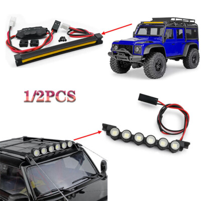 LWORD Light Bar Roof Lamp for 1/18 Traxxas TRX4M RC Crawler Car Upgrade