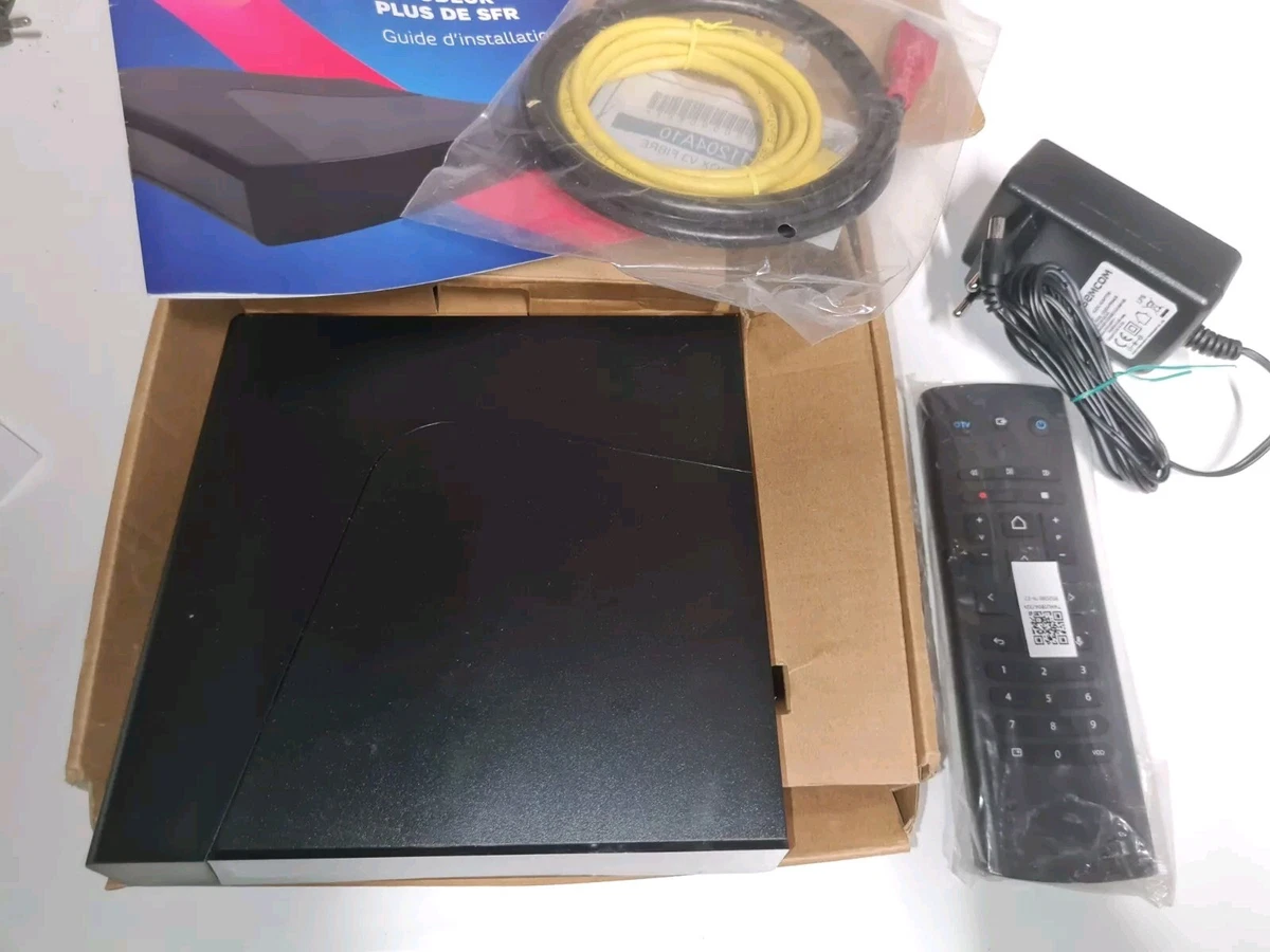 Décodeur tv 4k sfr plus wifi (stb7),avec d- dur 500gb et en France