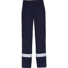 ArcoPro Nordic Navy Flame-Retardant Trousers with Kneepad Pockets