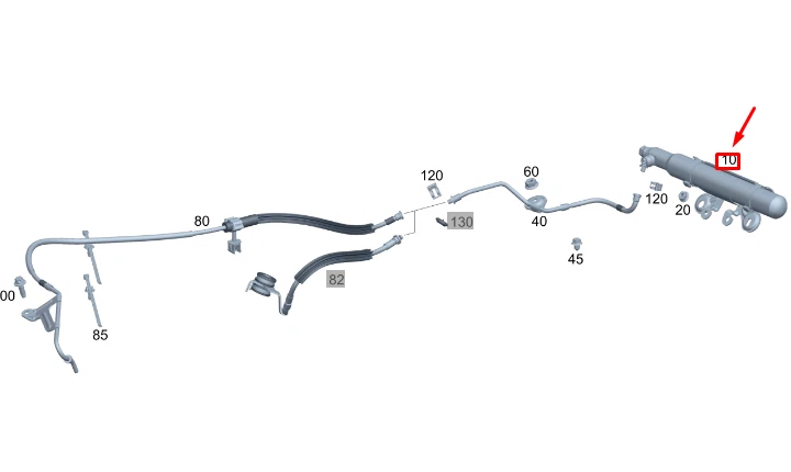 NEU MB GLA H247 AMG INERTISIERUNGSSYSTEM GASGENERATOR RHD 