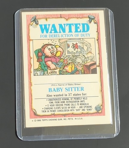 1986 Garbage Pail Kids Bony Tony #132a - Series 4 - Picture 2 of 4