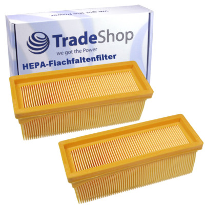 2x HEPA-Filter Flachfaltenfilter für Kärcher A2731pt 2801 A2801 2801plus