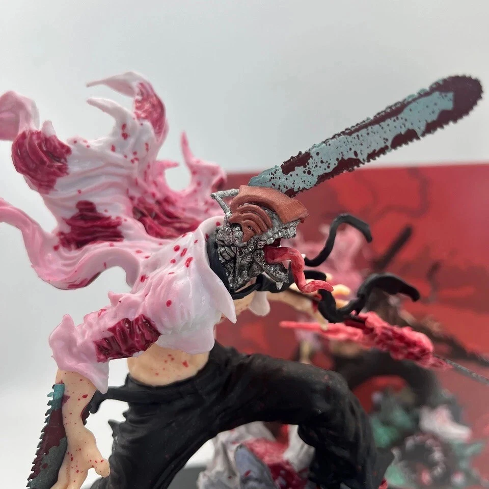 Action Figure Chainsaw Man Statua Da Collezione 16cm Nuova Denji Anime Manga - Immagine 4 di 4