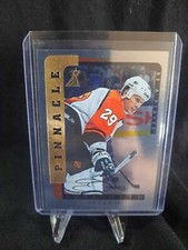 1996-97 Pinnacle Be A Player Silver Auto Joel Otto #76 Hockey Card NHL Flyers!