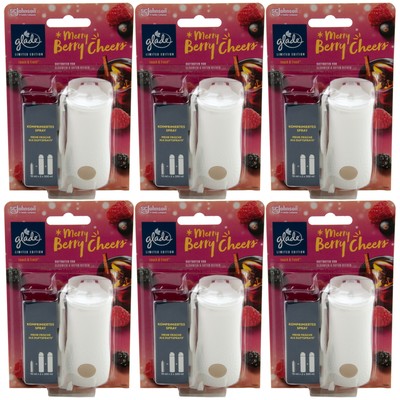 glade mini Merry Berry Cheers Starter Set 6 x 10ml + 6x Gerät Glühwein & Beeren
