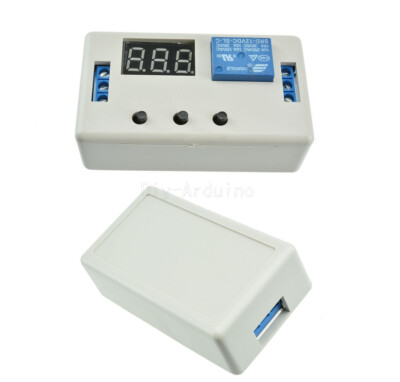 12V Digital Display LED Delay Timer Control Switch Relay Module Automation Case