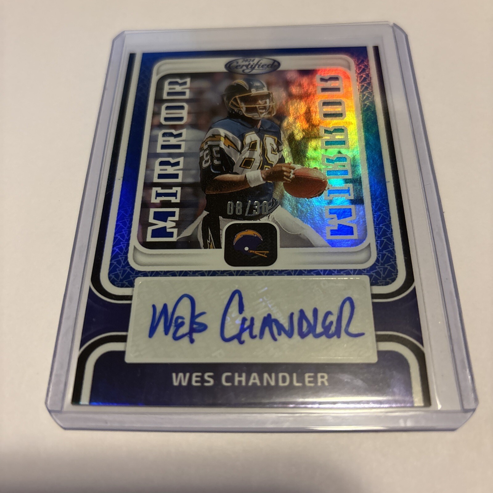 2024 Panini Certified Wes Chandler Auto 8/30. 🔥🔥🔥🔥🔥🔥🔥