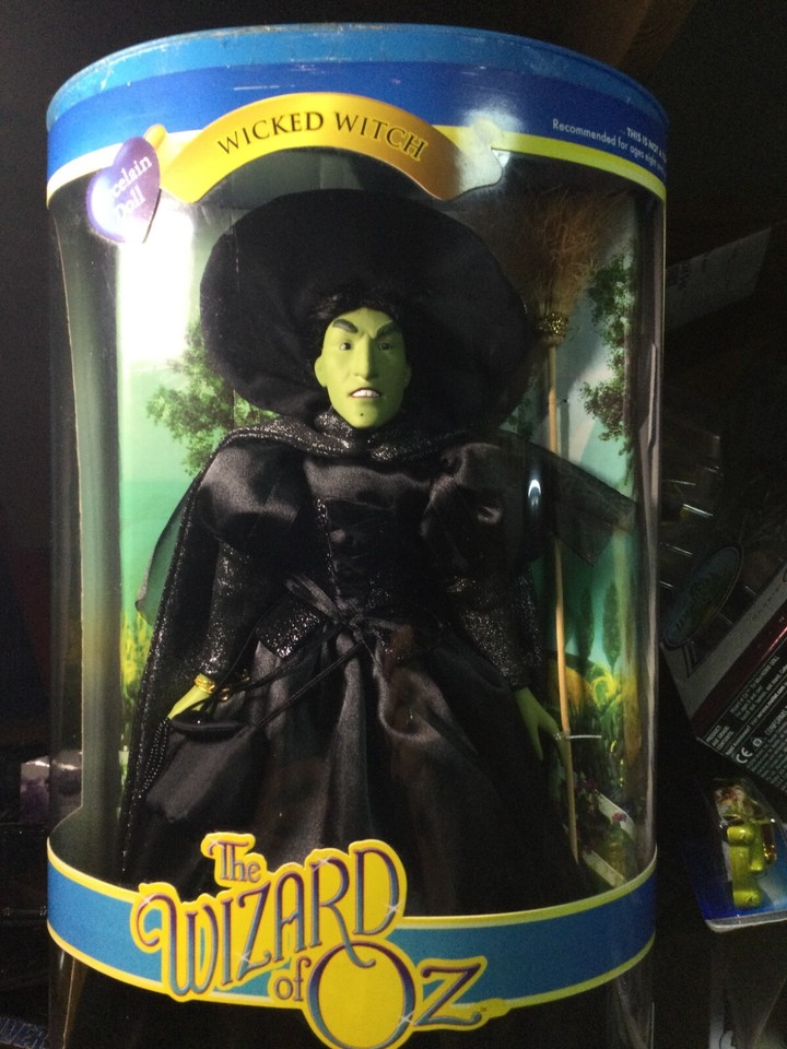 BRASS KEY WIZARD OF OZ PORCELAIN DOLL WICKED WITCH OF THE WEST eBay