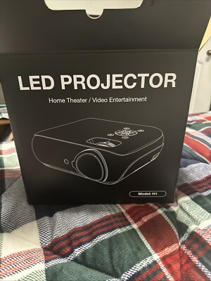 Led Projector  Home Theater Video Entertainment Model H1