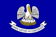 LOUISIANA U.S. STATE FLAG FRIDGE MAGNET