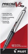 26062 Pilot Precise V5 RT Rollingball Pen, Ex Fine 0.5mm, Black, Pack of 24
