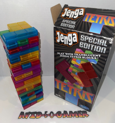 Tetris Jenga Translucent Special Edition Collectors Family board