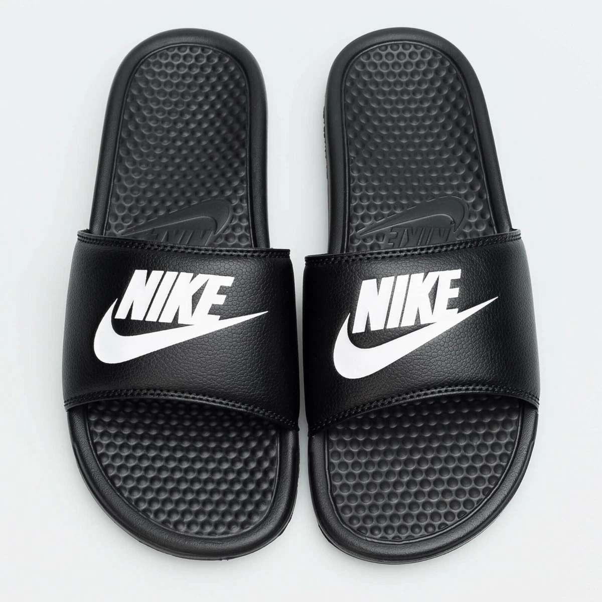 NIKE BENASSI JDI SLIDE MEN BLACK WHITE 343880 090