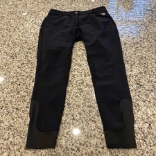 Piper Black Breeches Pants Stretch Knee Patch by SmartPak Size 32L Equestrian