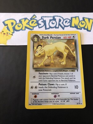 Pokémon- Dark Persian - Legendary Collection - Holo - ENG - 6/110 - Light Played