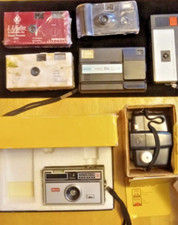 Lot of Assorted Brands Vintage Film Cameras  Equipment Kodak 