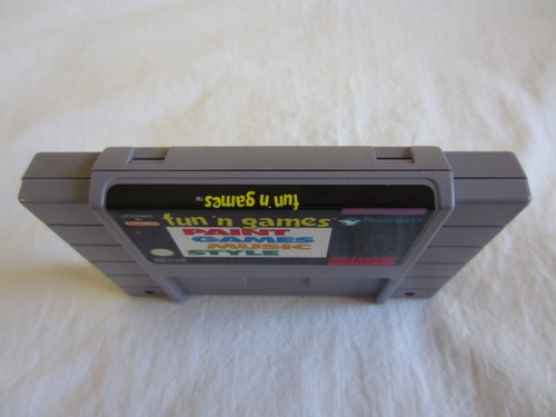 Fun 'n Games (SNES) Super Nintendo CIB Complete Box 1994 Tradewest RARE - Picture 16 of 19