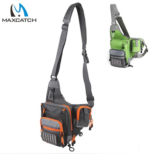 Maxcatch Waterproof Fly Fishing Waist Pack Crossbody Sling Bag Lure