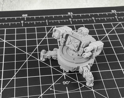 Legionary Sentry Gun: Magma Cannon with Searchlight Kromlech Resin KRM119