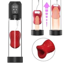 Electric Penis Pump Vacuum Digital Recharge Male Men Penis Enlarger Growth ED