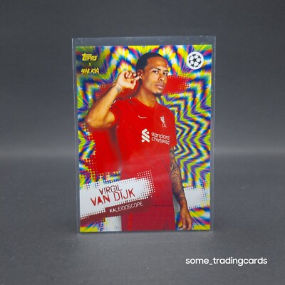 Topps Steve Aoki UCL 2021/22 Virgil van Dijk Liverpool FC KALEIDOSCOPE