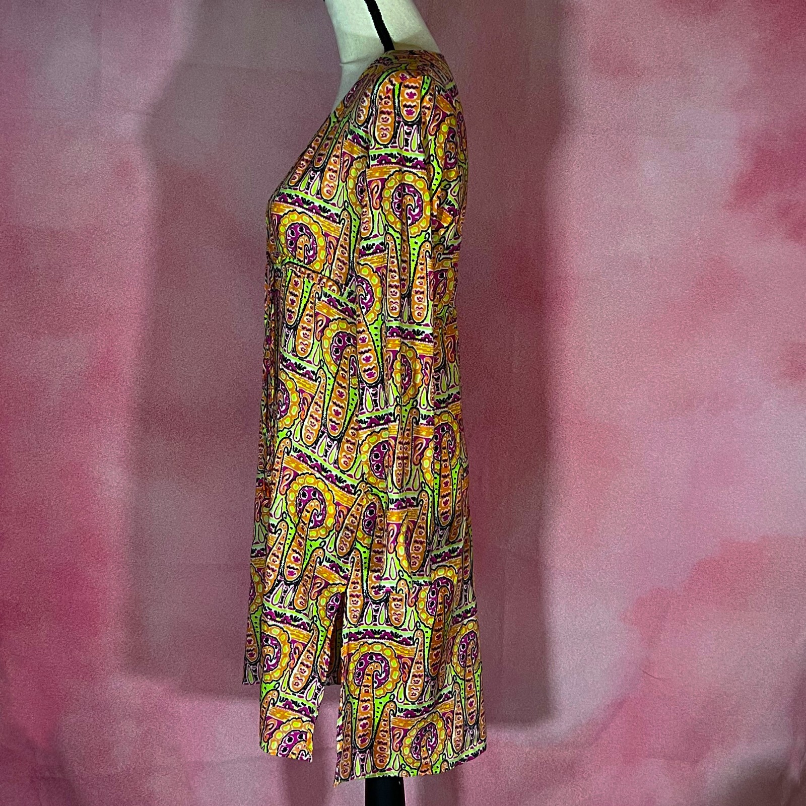 Brightly Colored Patterned Bathing Suit Cover-Up … - image 2