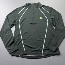 Lowe Alpine 1/4 Zip Pullover Women  s Medium Black Base Layer Hiking Athletic