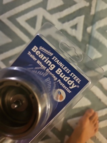 Bearing Buddy Trailer Wheel Bearing Protector Stainless Steel Model 1980SS - Foto 2 di 11