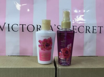 VICTORIA'S SECRET PURE SEDUCTION BODY MIST & BODY LOTION TRAVEL SET 2.O OZ V002