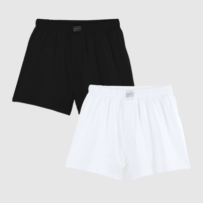 Lousy Livin Boxershorts Jersey Boxer 2 Pack Unterwäsche Underwear Bio-Baumwolle