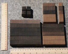 letterpress border wooden printing blocks ornaments Art Nouveau wood frame o|d '